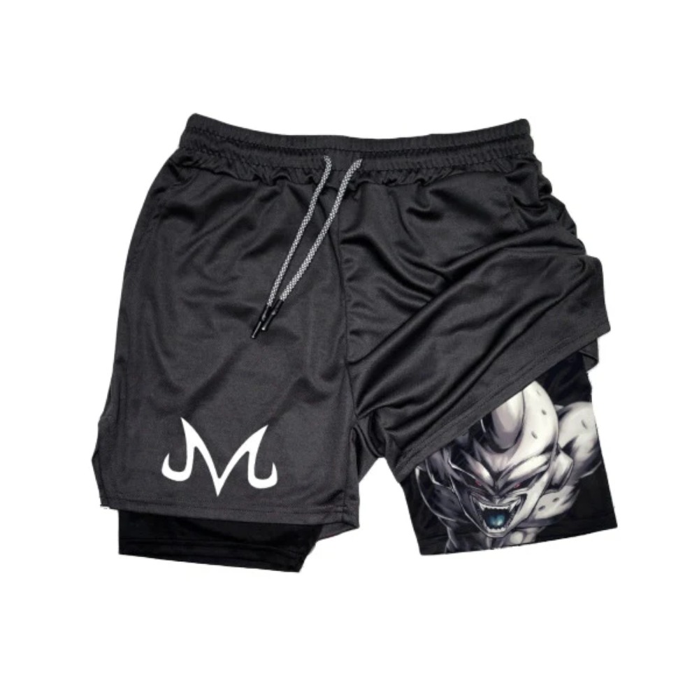Unisex Dragon Ball Frieza 2026 New Summer Hot Harajuku Anime Printed Loose Sport Speed Dry Double Layer Shorts