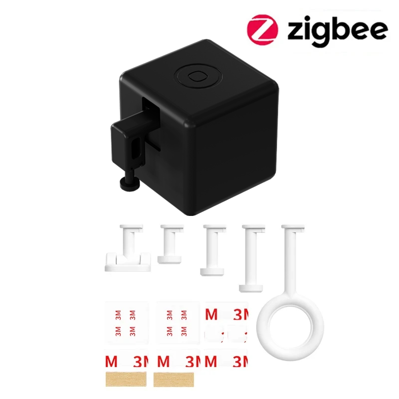 Tuya Zigbee Bluetooth Smart Touch Fingerbot Plus USB Rechargeable Switch Button Pusher Arm Fingerbot Via Alice Alexa Home