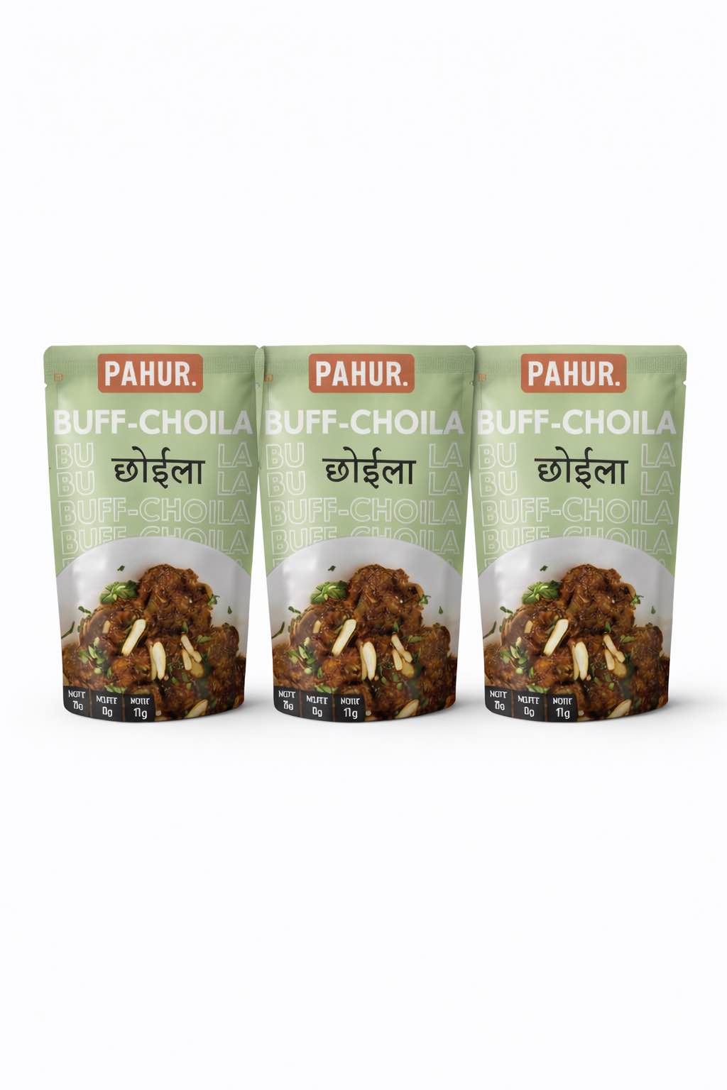 Pahur Buff Choila -75 gram pack of 3