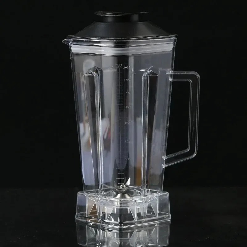 2L Capacity Blender Spare Compatible for Blender Replacement Part Transparent for SILVER CREST Blender Spare Jug