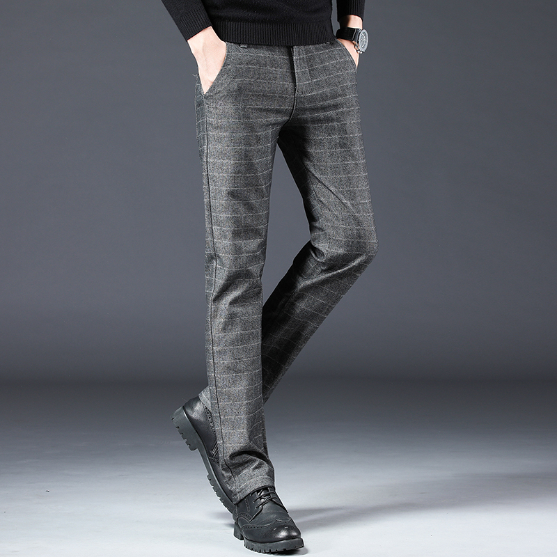 Men's Casual Pants Spring Summer New Cotton Linen Trousers Overalls Business Slim Fit Straight Pants Daily All-match Men's Pants