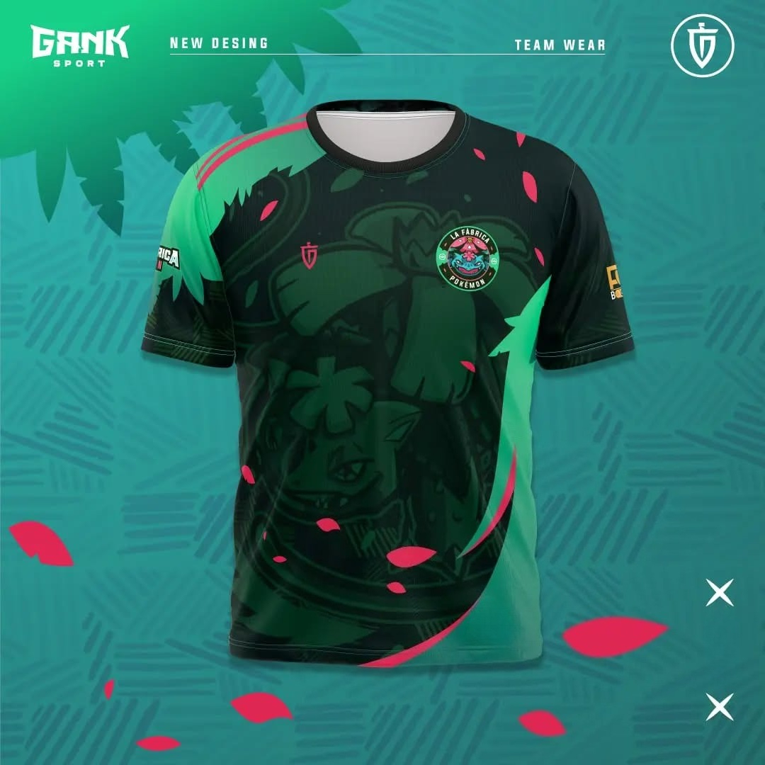 2026 Fashion Pokemon Venusaur Soccer Jersey T-shirt Men's Adults Palm Leaf Petal Pattern Quick Drying Casual Anime Fan T-shirt