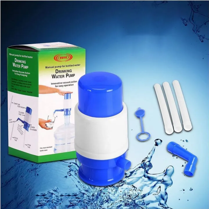 Plastic Manual Hand Press Push Water Dispenser Pump | Portable Universal Plastic Durable Material Jar Dispenser Pump