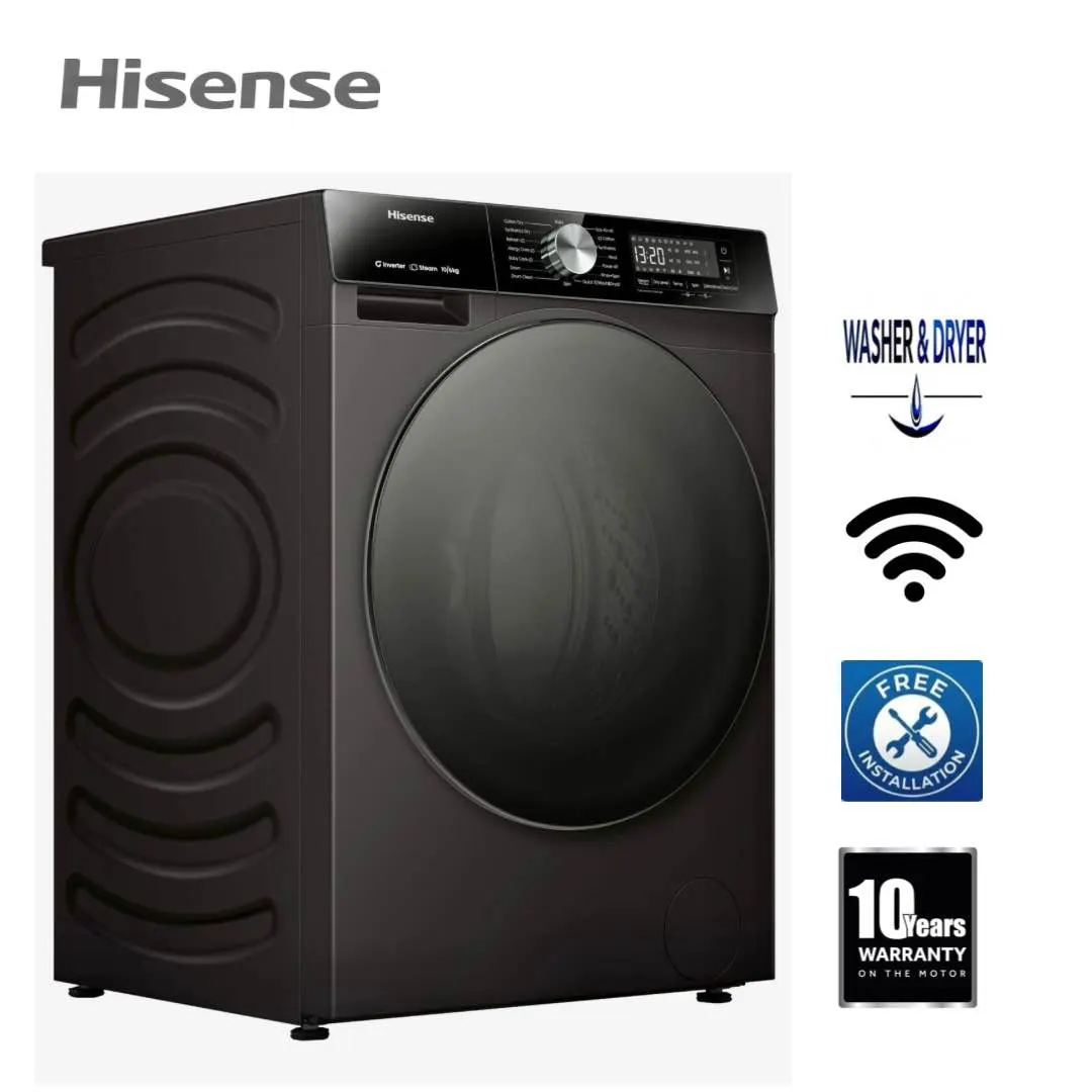 Hisens 10.5 Kg Washer 6.5 kg Dryer Washer & Dryer - image 1