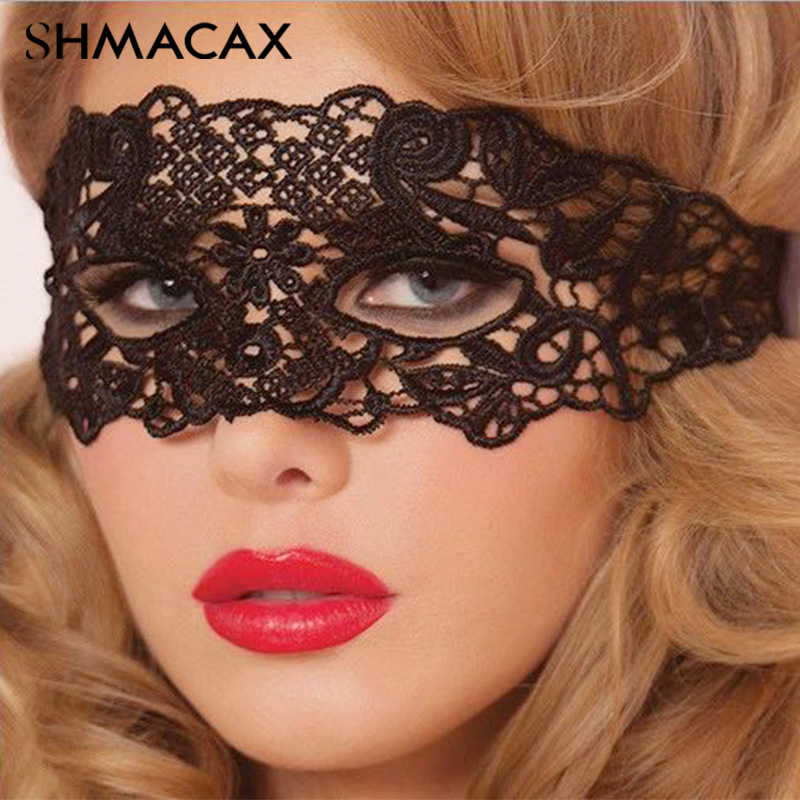 Queen Princess Eye Mask Halloween Prom Stage Dance Masquerade Black Lace Mask Prop Women Party Cosplay Half Face Mask