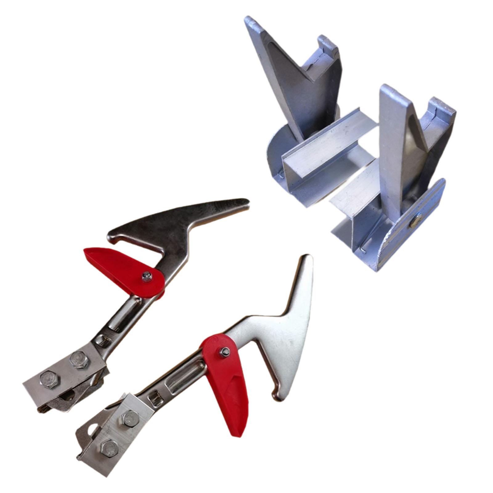 2Pcs Extension Rung Locks Replacing Home Use Stabilizer Reliable Easy to Install Professional Extension Ladder Parts Aluminum