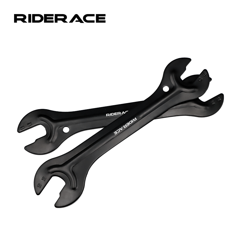RIDERACE Mountain Bicycle Repair Tool Portable Road Cycling Head Open End Axle Wrench 13/15 14/16mm For Bike Hub Cone Spanner