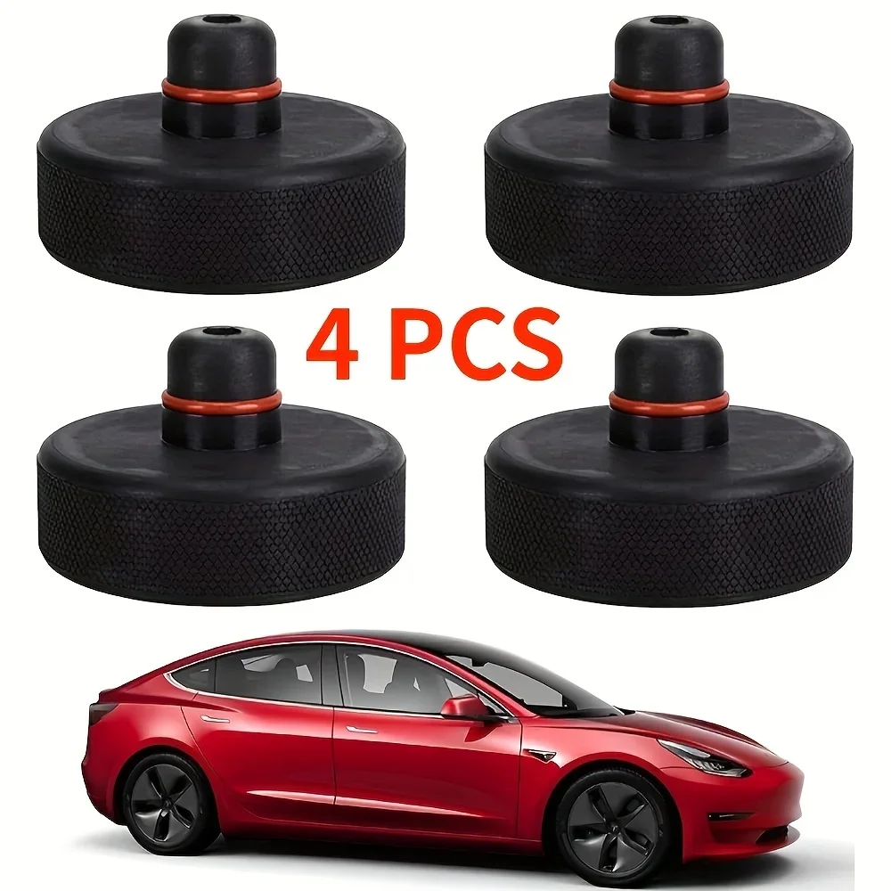 4/1pcs Jack Pads for Tesla Durable Lifting Pucks for Model 3/S/X/Y 2013-2024 Protects Battery Chassis Easy Install By
