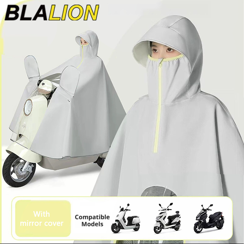BLALION Electric Vehicle Raincoat Rider Vehicle Separate Design Body Thicken Oxford Waterproof Heavy Rain Protection Raincoat