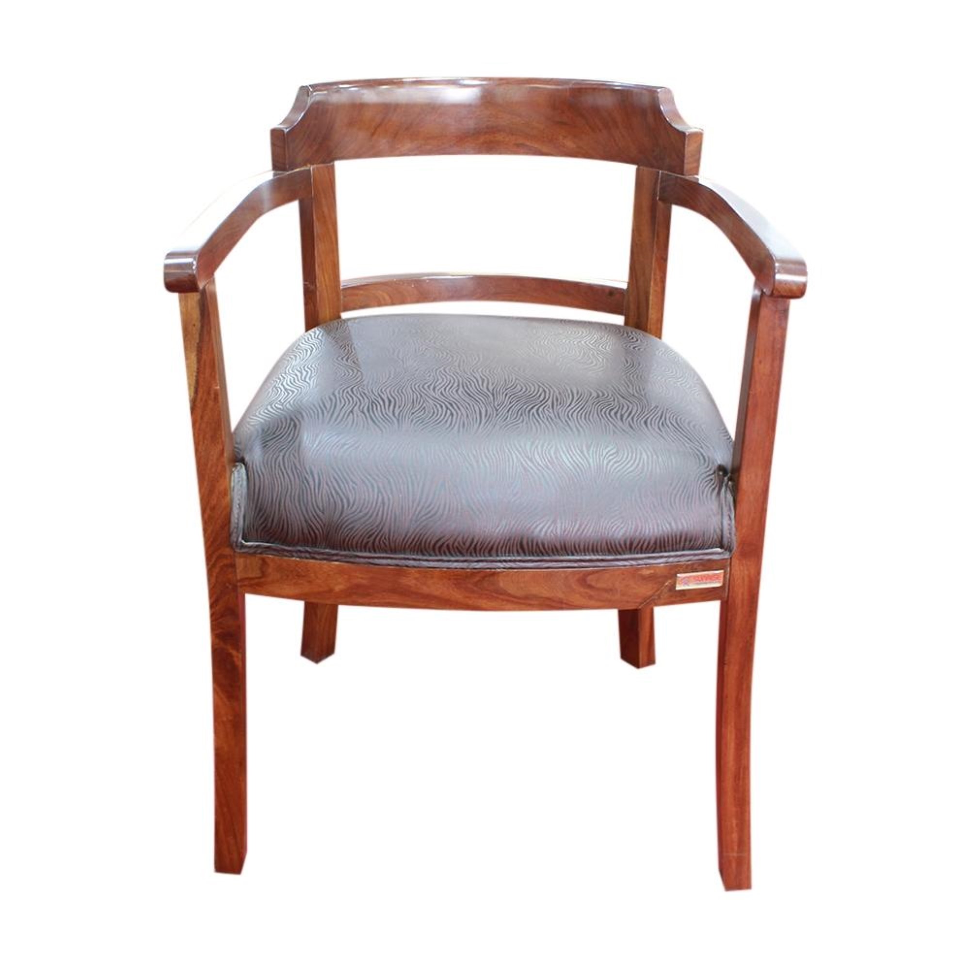 Seesau Wood Visiting Chair - Walnut