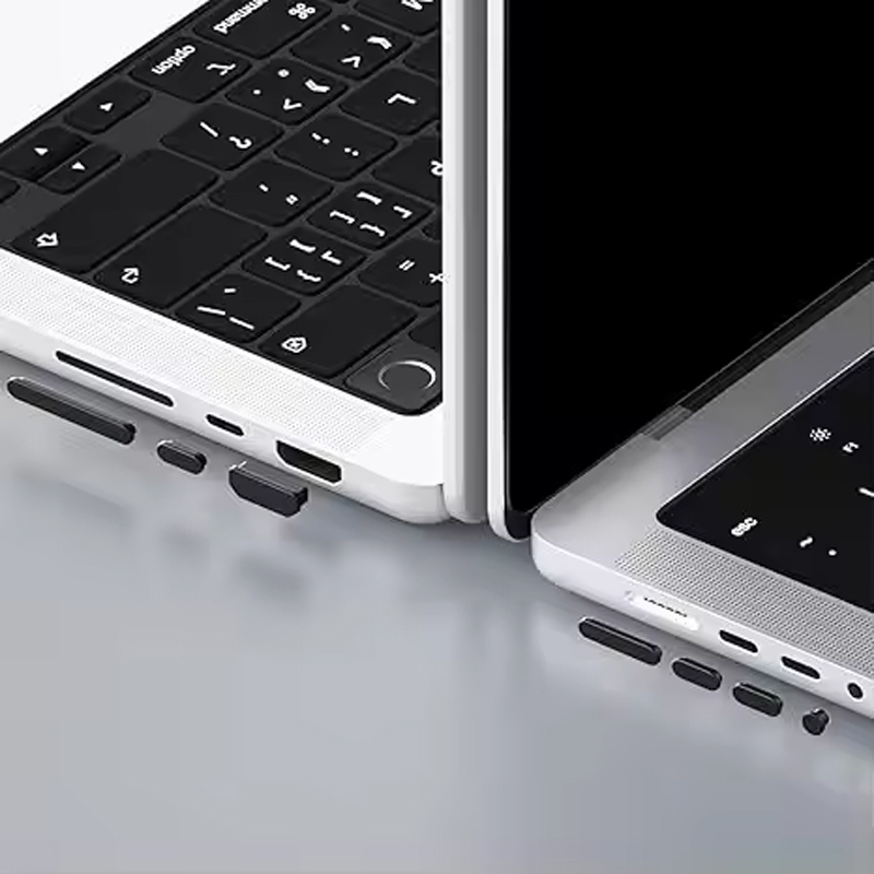 7PCS Dust Plug Cover Dirt Plug Cups Set for MacBook Pro 14/16 inch Air M3 M2 M1 A3403/A3112/A2681/A2941/A2779/A2442/A2780/A2485