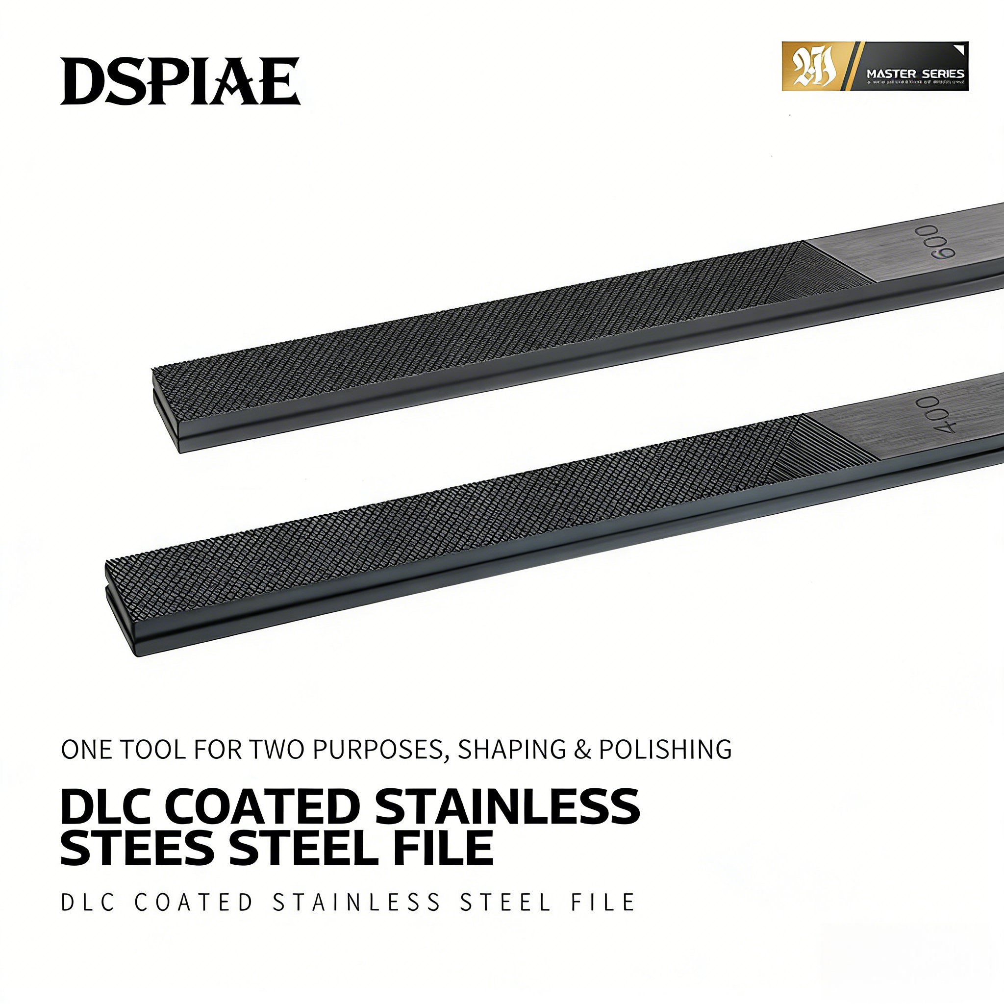 DSPIAE Stainless Steel File AT-FX Model Tool Handheld Gundam Grinding and Polishing Mold Making Special