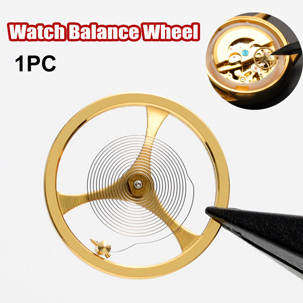 Mechanical Movement 7009A Balance Wheel Full Swing With Hairspring Enhanced Part For Professional Watch Repair Workbench