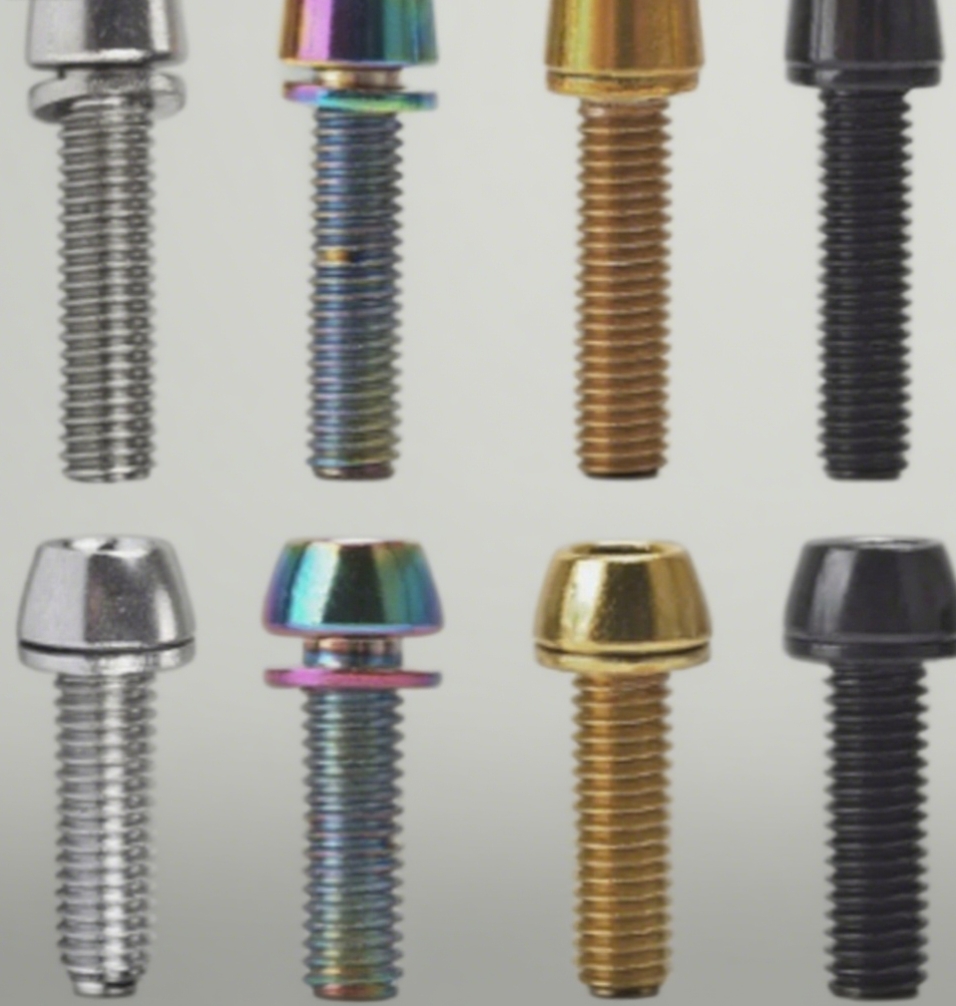 Bicycle Steering Handlebar Stem Screws Bolts M5 M6 20mm Colorful Stainless Steel Bike Spacers Hot Sale