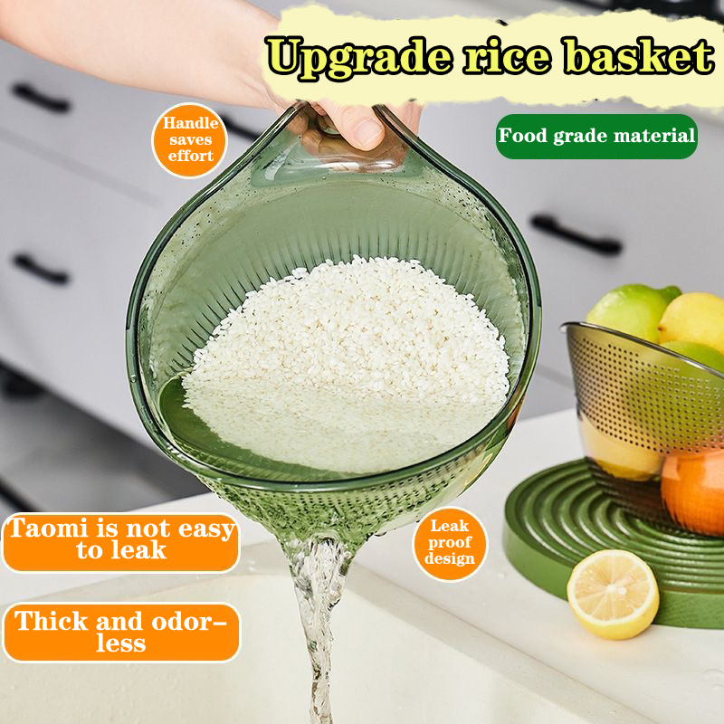 Multifunctional Kitchen Fruit And Vegetable Washing Basin Sink Draining Basket Multifunctional Dishwashing Dehydration Basket
