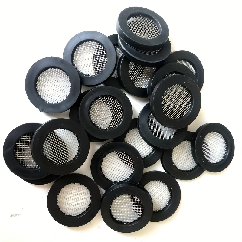 20pcs Mesh Faucet Filter Pad - Easy to Install, Suitable for Standard 1/2 Inch Shower Hose and Nozzle with Durable Seal