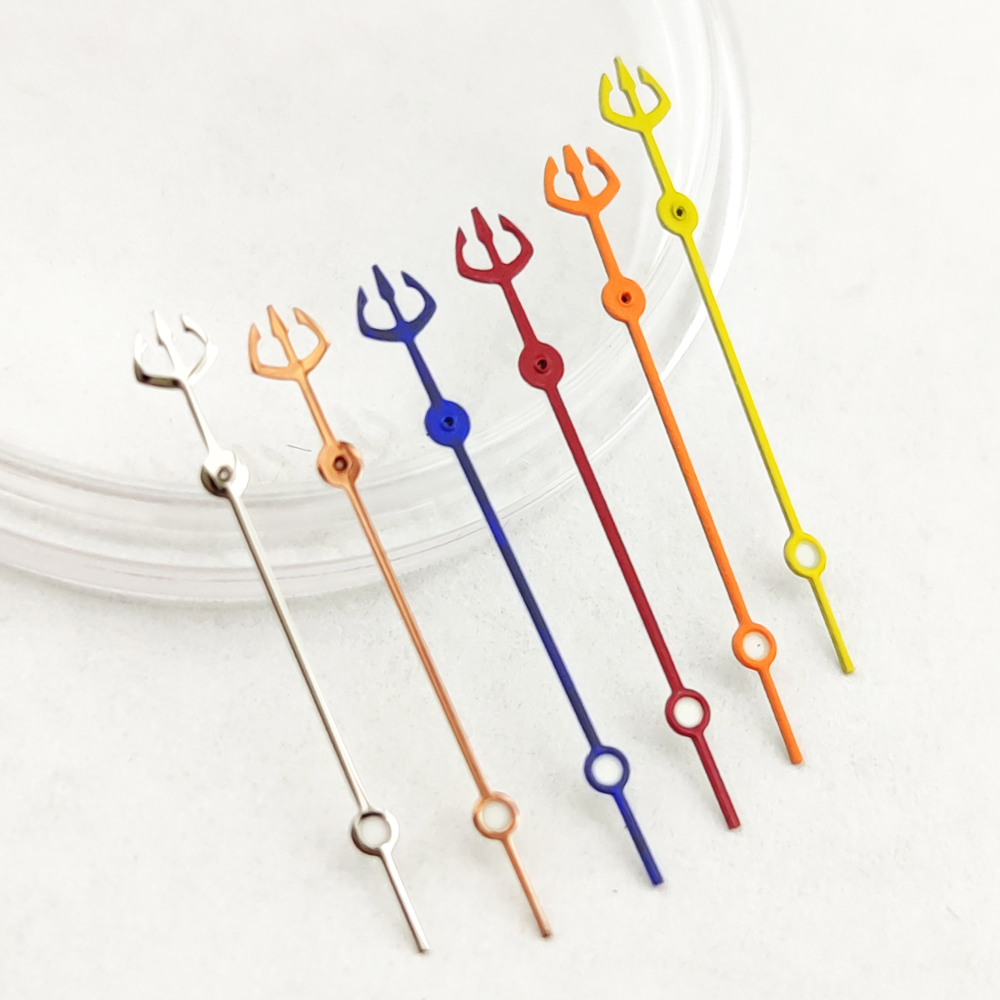 NH35 hands trident watch hands Seconds hand no luminous hands watch parts replacement parts NH35 watch watch accessories