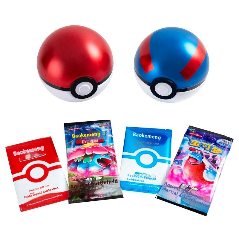 2025 New Hot Pokemoon Master Balls Premium Ball Box Cards Ptcg Simplified Chinese Pack For Boys And Girls