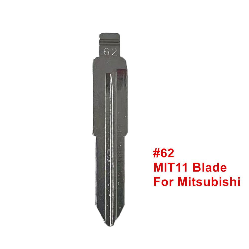 10pcs Remote Key Blade KD VVDI Uncut Flip Blank #07 LISHI MIT11 For Mitsubishi Outlander Grandis ASX Pajero Replacement