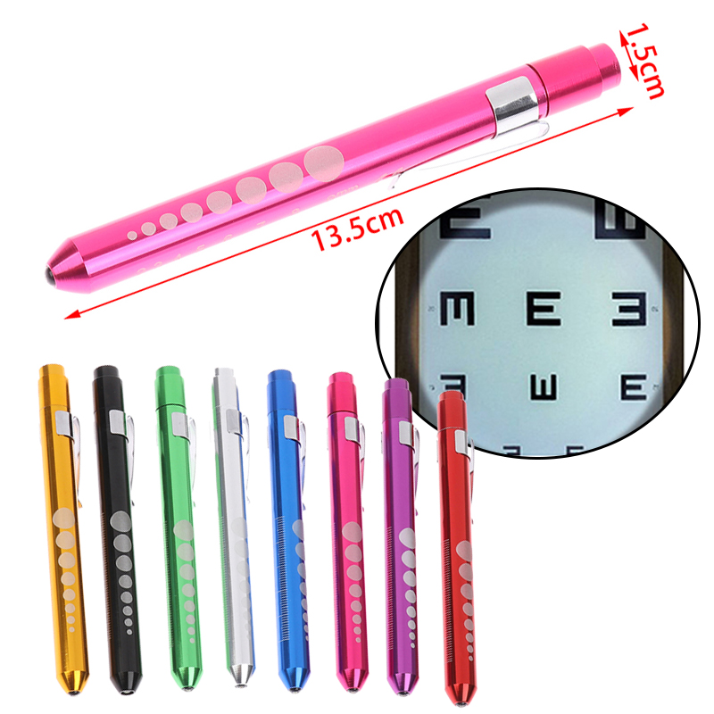 New 1PC LED Pen light LED Flashlight Work Light First Aid Pen Light Torch Lamp Pupil Medical Pen light