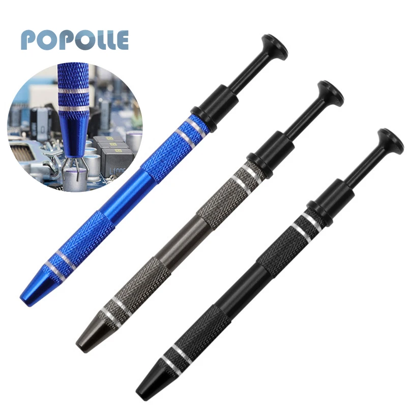 Pen Type Portable Jewelry Gripper Tool Aluminum Alloy Electronic Component Chip Puller Small Parts Repair Clip