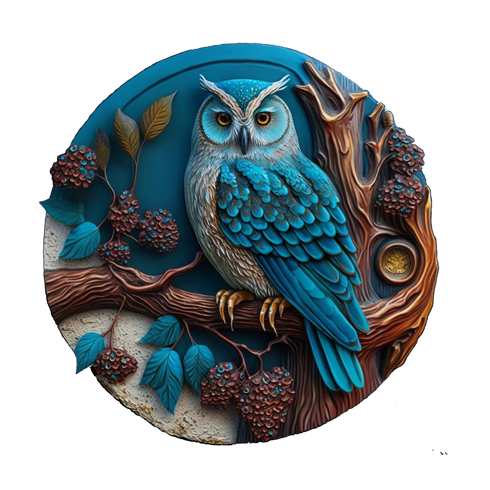 3D Animal Puzzle DIY Owl Wooden Jigsaw Puzzles Bird Kids Animal Shape Puzzles For Adults Kids Birthday Home Decor