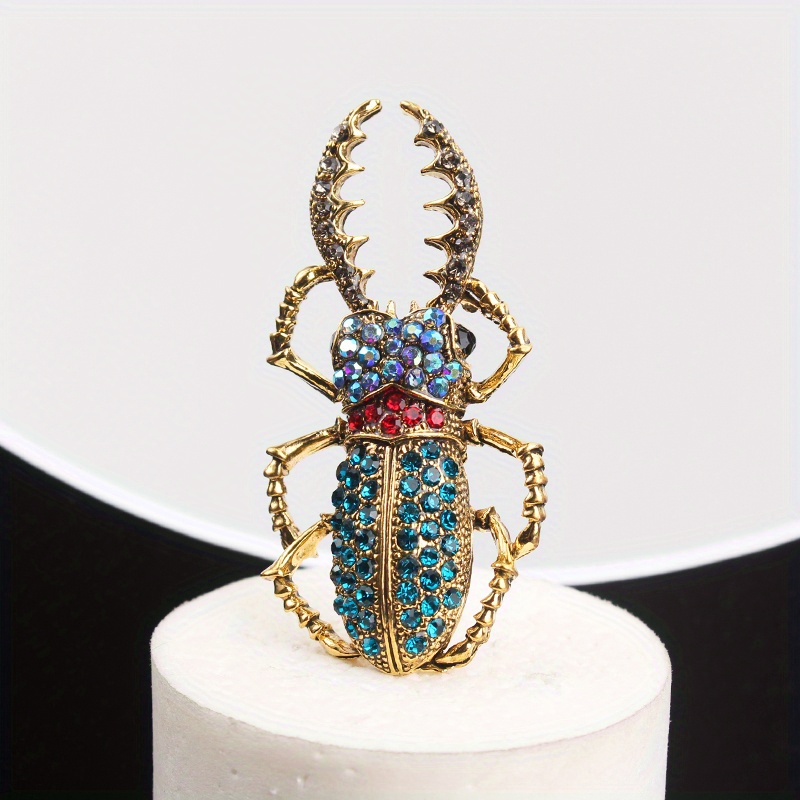 Retro Personality Creative Exquisite Design Sense Insects Beetles Animal Brooches
