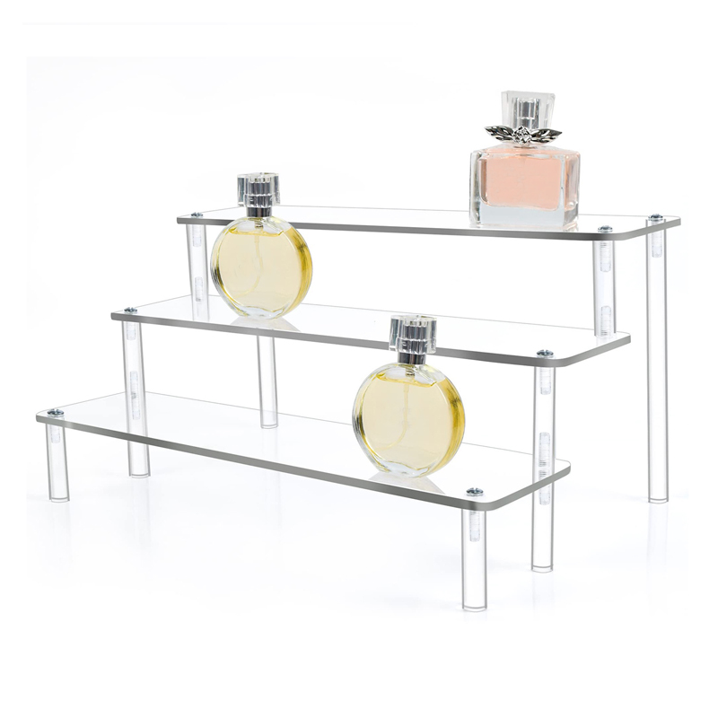 1/2/3/4 Layers Cupcake Perfume Doll Display Organizer Shelf Clear Cosmetic Rack Frame Jewelry Stand Holder Organization Tools
