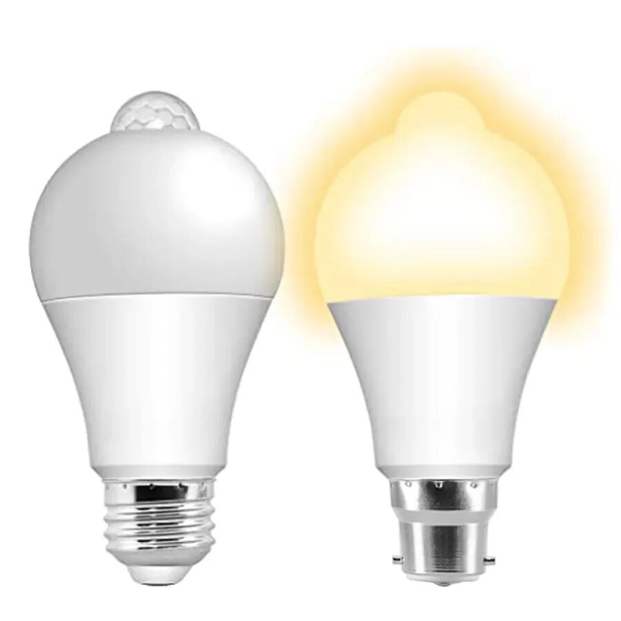 PIR Motion Sensor LED Light Bulb 12W E27 Smart Bulb Motion Activated ON/OFF Home Lights Lamp with Motion Sensor for Home Stair lightify
