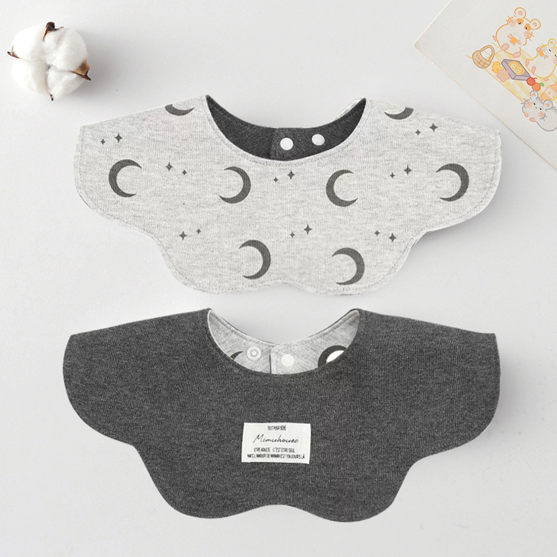 1pcs Korean Style Newborn Baby Cotton Bibs Floral Pastoral Type Baby Burp Bandana Scarf Boys Girls Cloths Saliva Towel