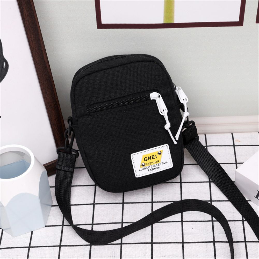 Women Men Cute Small Shoulder Bags Fashion Canvas Handbags Female Casual Outdoor Tote Messenger Bags