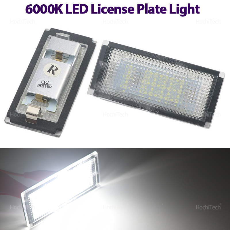 2PCS Durable White Canbus Rear License Plate Tag Lights LED for BMW Mini Cooper ONE R50 Convertible R52 S R53