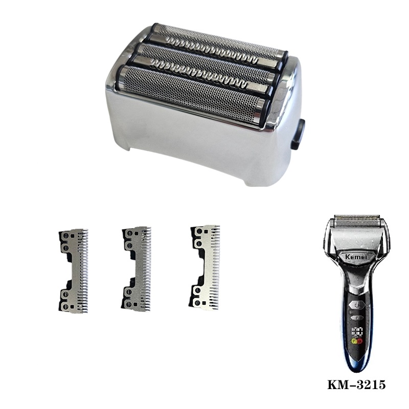 Original Replacement Blade Foil & Cutter Head Fit For Kemei KM 3215 Electric Shaver Replacement Parts Accessories