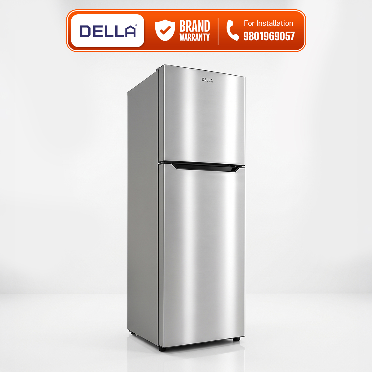 DELLA 280 Litres Frost Free Inverter Double Door Refrigerator