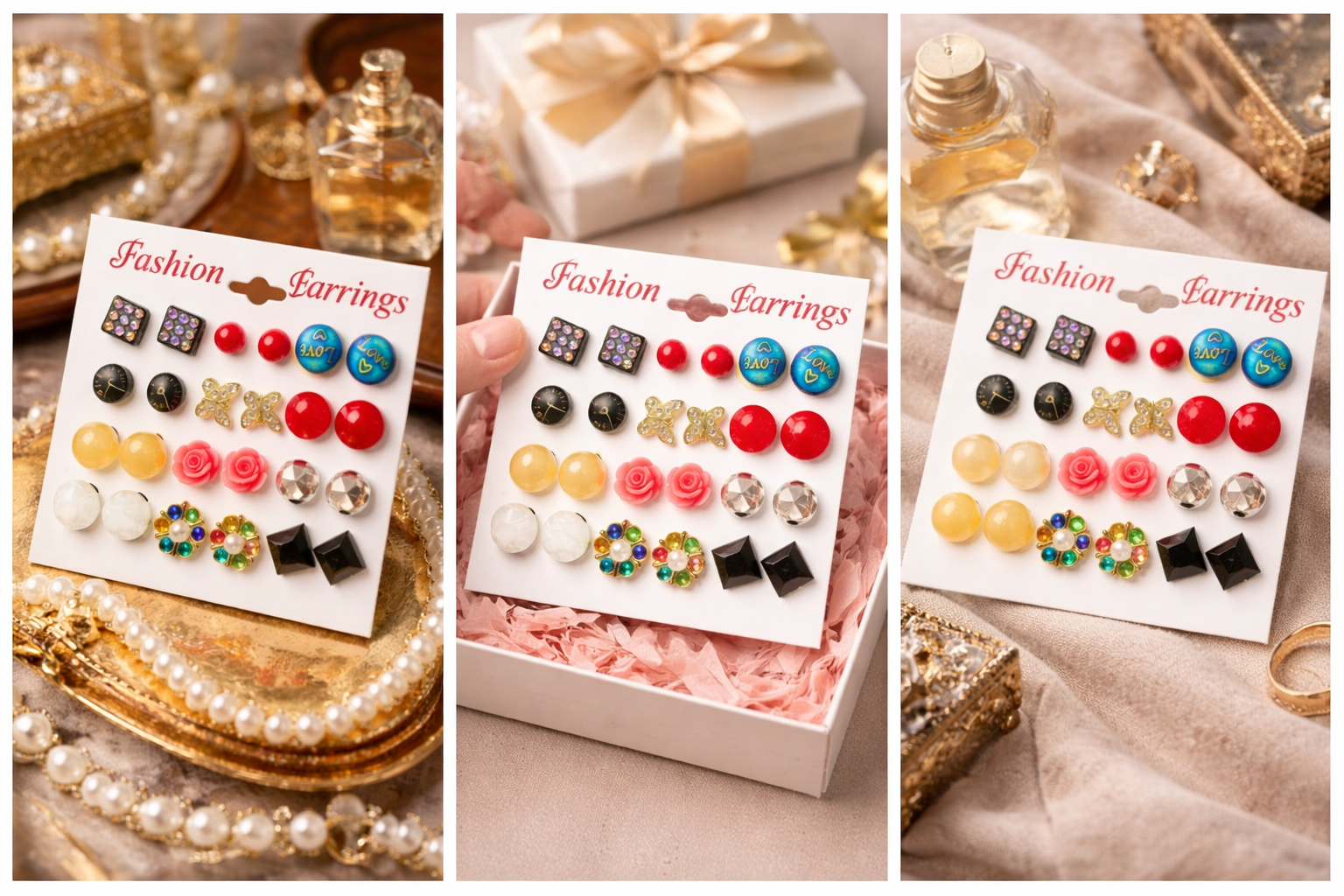 fashion earrings set
stud earrings for women
earrings combo pack
cute earrings for girls
butterfly earrings
rose flower earrings
crystal stud earrings
daily wear earrings
gift earrings set
trendy jewelry for girls