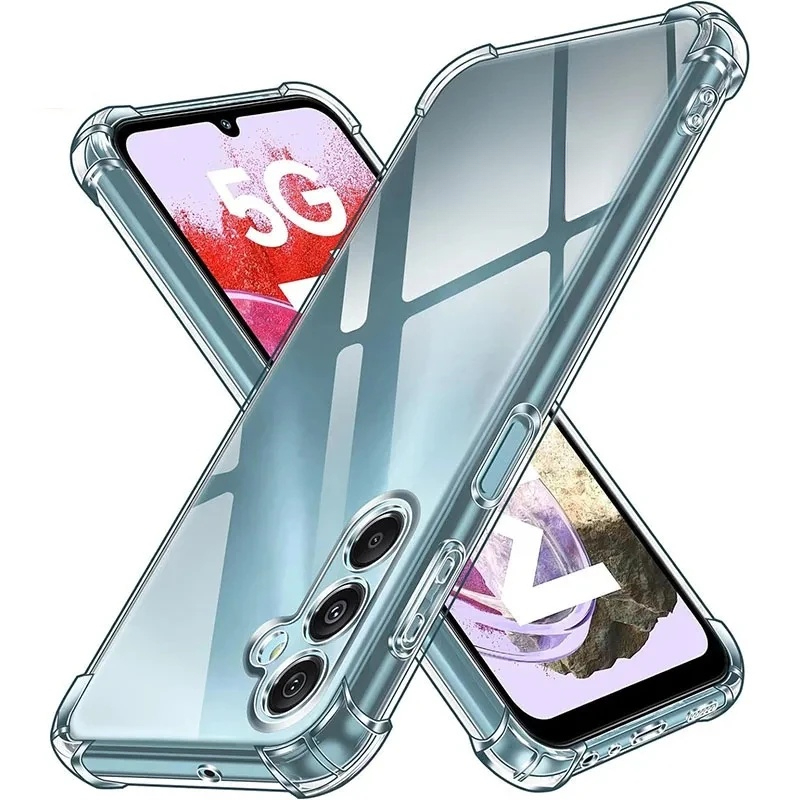 Luxury Shockproof Silicone Clear Soft Case For S24 S23 S22 S21 S30 Plus Ultra FE + 5G Transparent Back Cover Capa