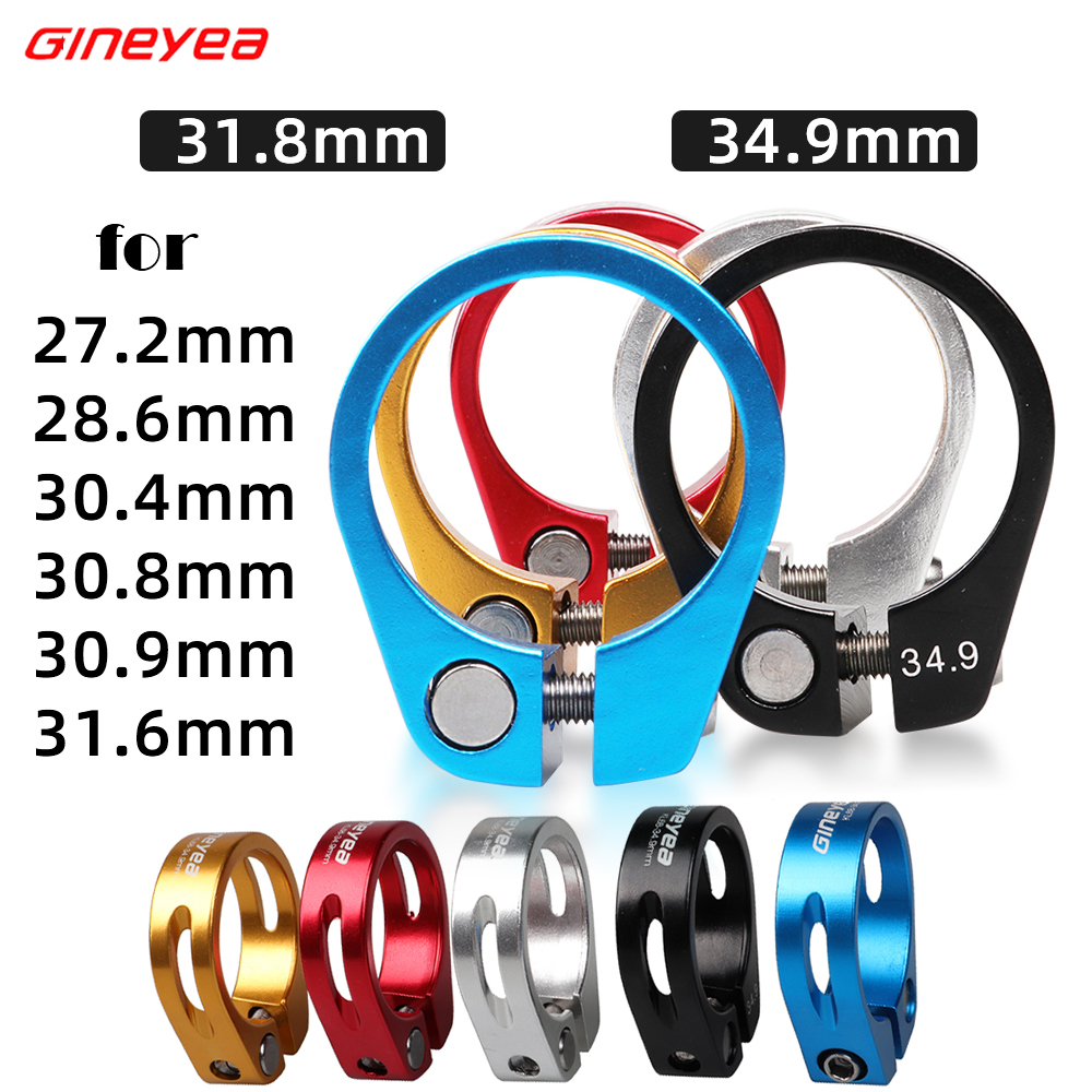Gineyea Bicycle Quick Release Seatpost Clamp 27.2/28.6/30.4/31.8/34.9/30.9/31.6mm FOR Zoom KS EXA Seat Tube MTB BMX Road Bike