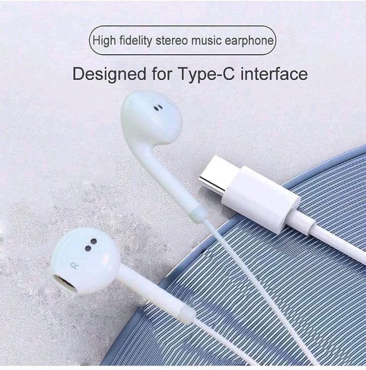 Type C Wired Earphones With Mic For All Type C Mobile