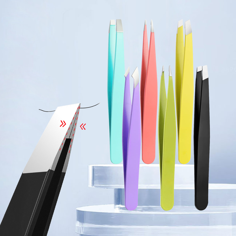 1Pcs Scissor Type Eyebrow Tweezer Fine Hairs Puller Eye Brow Nose Hair Removal Beauty Makeup Tools Accessories dr. eyemo