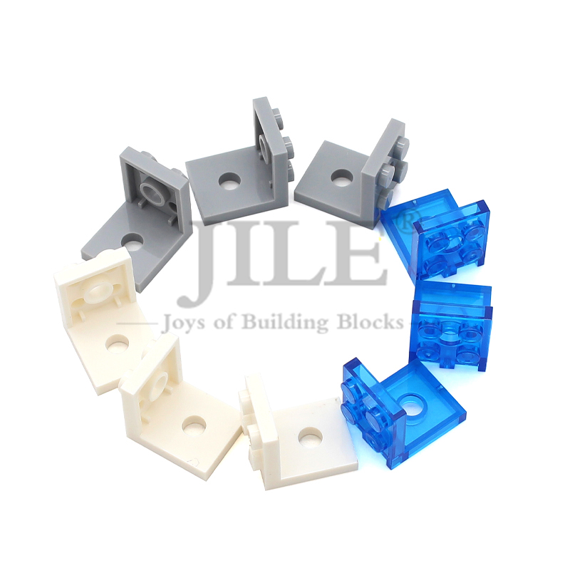 20pcs MOC Accessories 3956 Bracket 2x2 - 2x2 with 2 Holes Bricks Parts Building Blocks Kids Gifts City Accessory Model Kit Toys