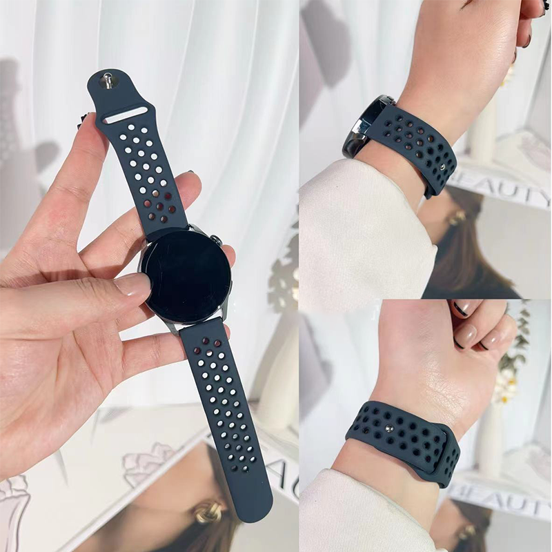 20mm 22mm Band For watch 7-FE 6/5pro/4 Classic/3 43/47mm/40/44mm silicone bracelet Correa Active 2/Gear S4 Strap