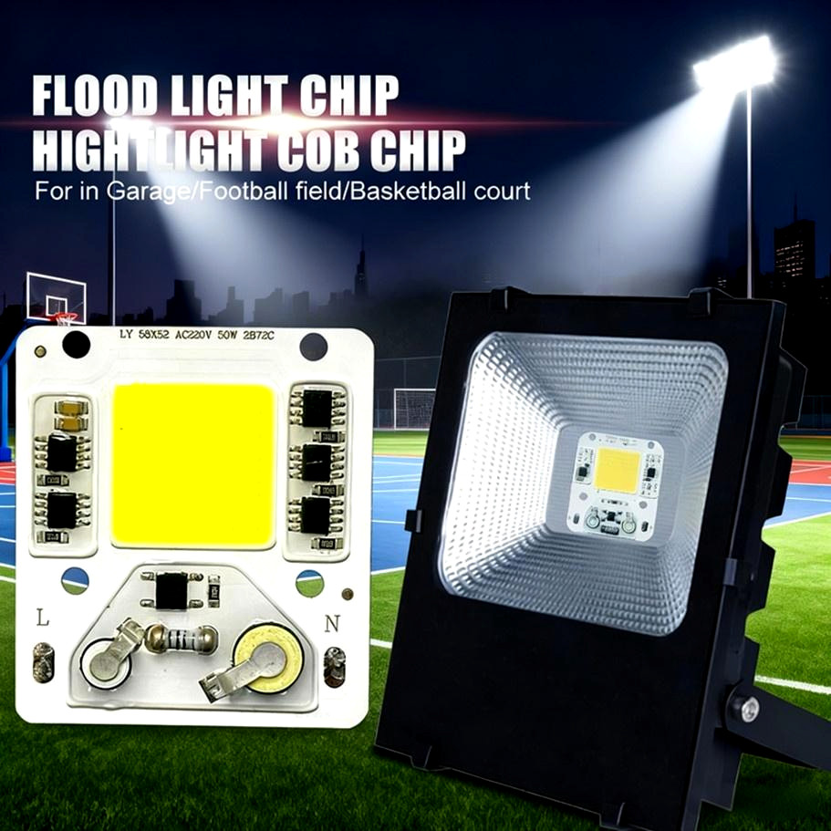 AC 220V COB Light Source Smart IC No Need Driver 50W COB LED Chip For Outdoor Lighting DIY Flood Light Spotlight 1/2/4/6/8/10pcs lightify