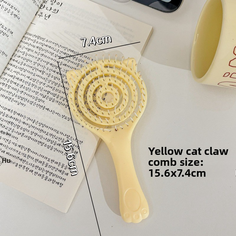 High-appearance-value Cute Cushion Comb, Portable Handheld with Soft Teeth, Suitable for Daily Use By Children and Adults.