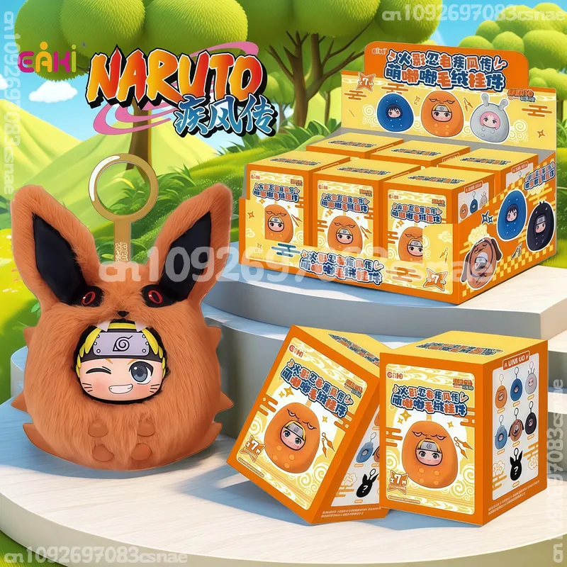 In Stock Genuine EAKI Naruto Shippuden Meng Dudu vinyl plush blind box anime character ‌Hatake Kakashi Uchiha Itachi Toys