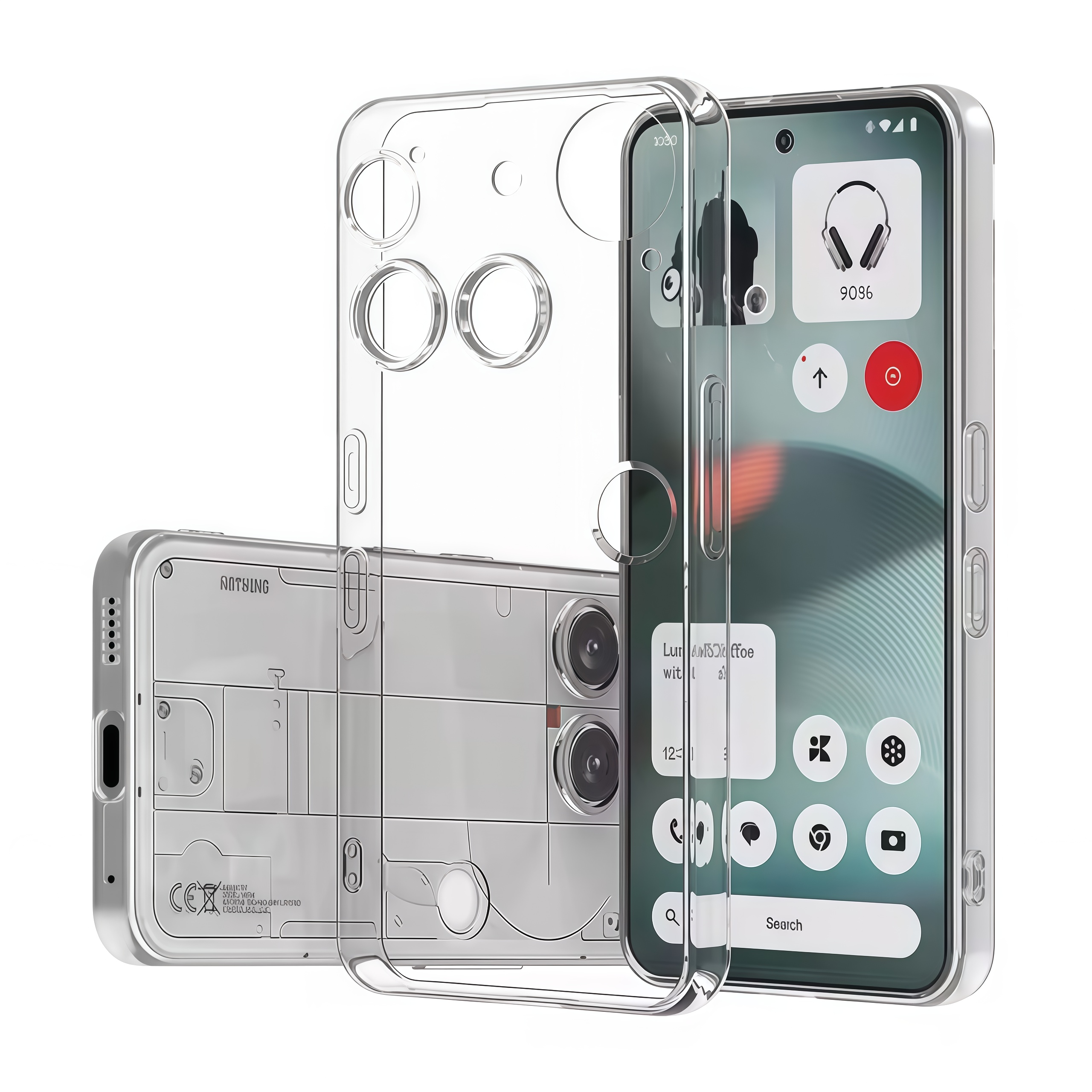 Ultra Thin Clear Phone Case For Nothing Phone 4a 3 3a Lite 2a Plus 1 CMF Phone 2 Pro 1 Soft TPU Silicone Back Cover