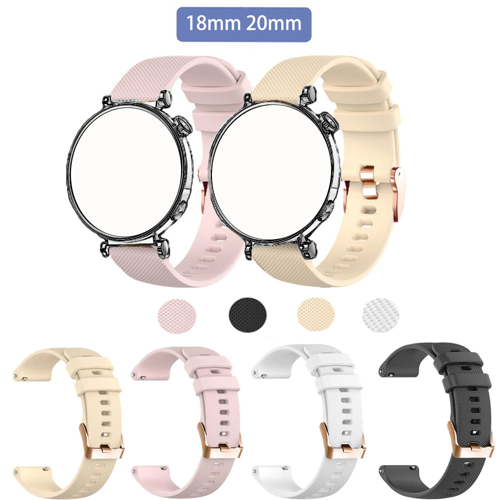 18 20mm Breathable Silicone Bracelet For Garmin Watch Vivoactive 4S Venu 4-41mm 2S 2 Plus SQ Vivomove HR Soft Stylish Bracelet