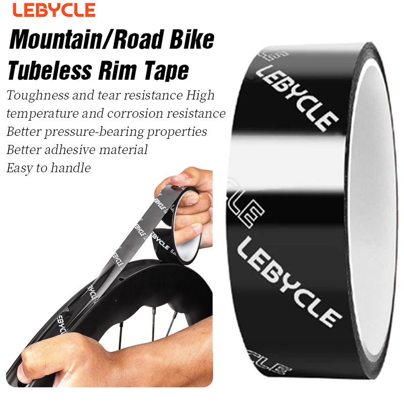 LEBYCLE Bicycle Tubeless Rim Tapes Width 21-36mm*10M Bike Rim Tape Strips For MTB Road Bike Wheel Durable Bicycle Accessories