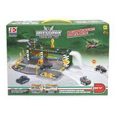 Ambulance DIy parking Lot series - Buildable Emergency Vehicle Garage Toy