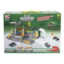 Ambulance DIy parking Lot series - Buildable Emergency Vehicle Garage Toy