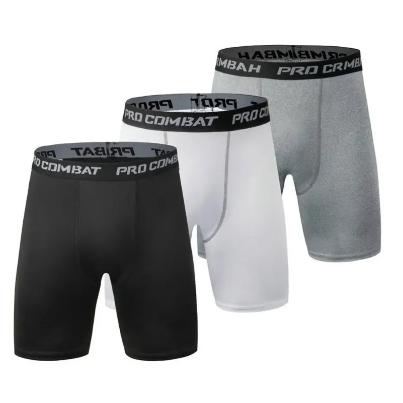 Hot Men Quick Dry Short Mens Compression Running Tights Gym Fitness Sport Shorts Leggings Male Underwear
